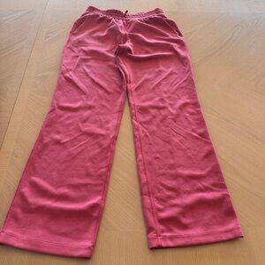 lululemon athletica Women’s Rose Pink Wide-Leg Pull-On Sweatpants